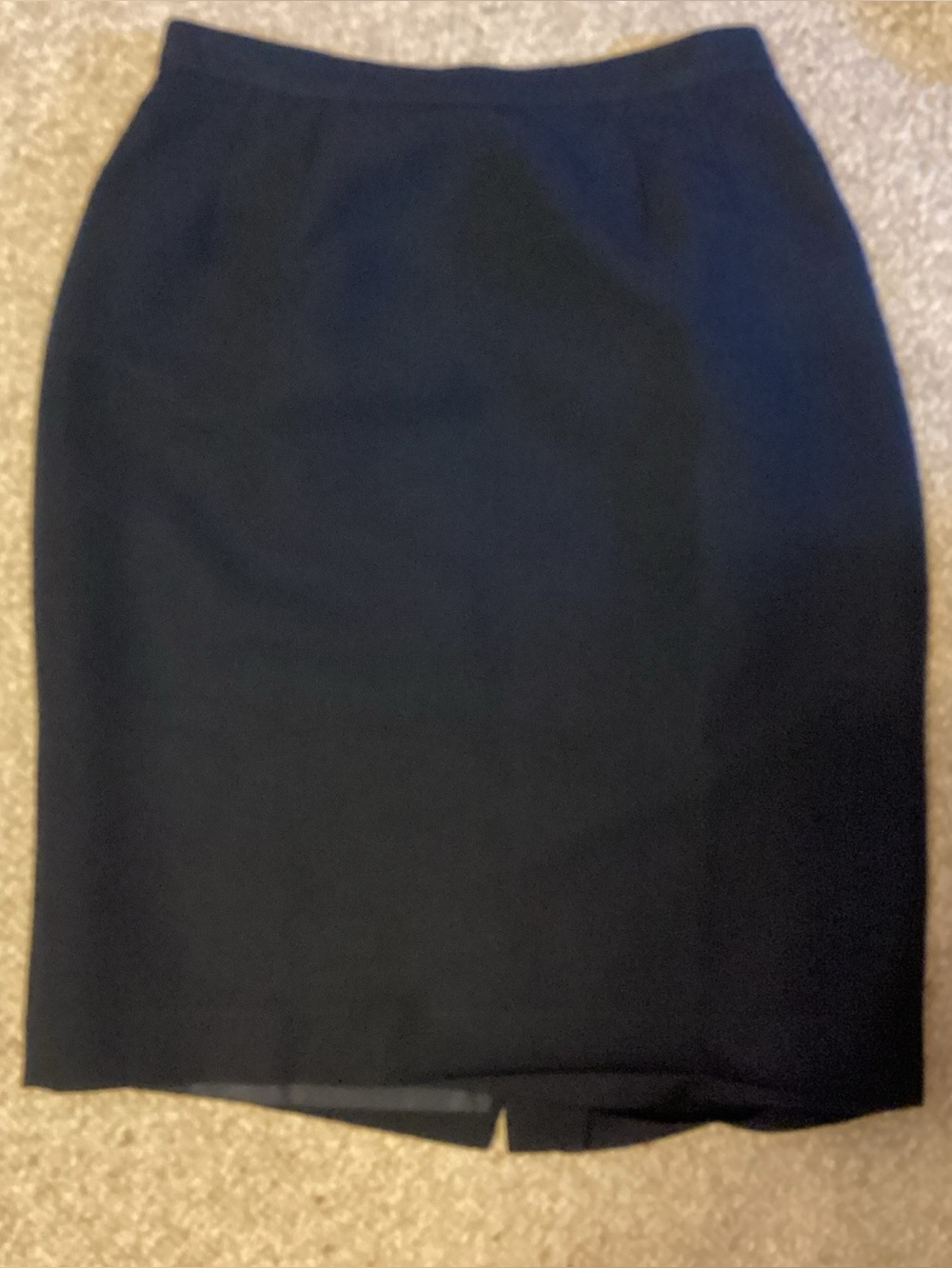 Kasper Ladies Petite Black Skirt Size 8P